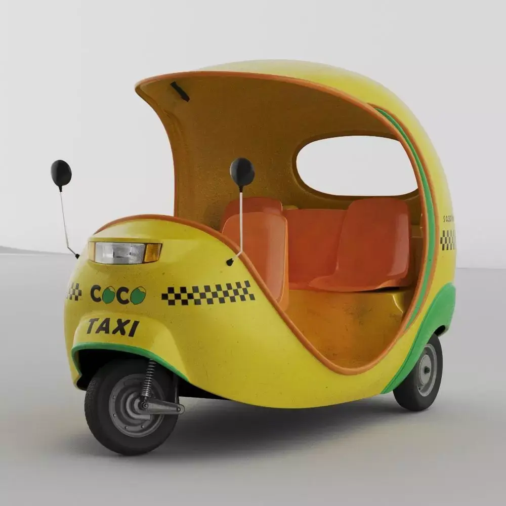 Havana Coco Taxi 3D model