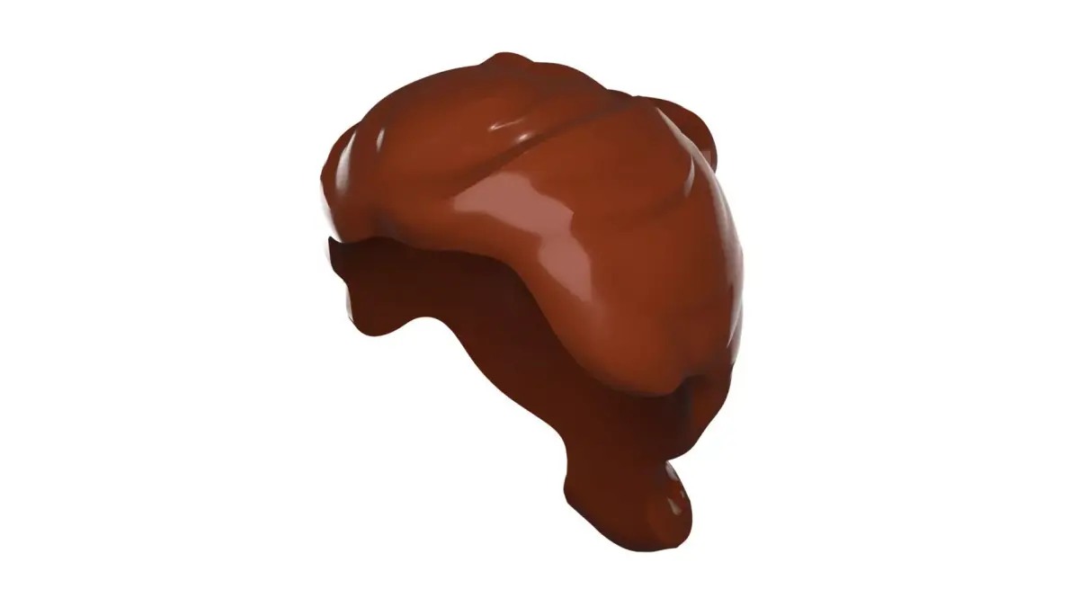 Custom3Dprint Minifigure Accessory - Minifigure Hair S2 - 049 3D print model