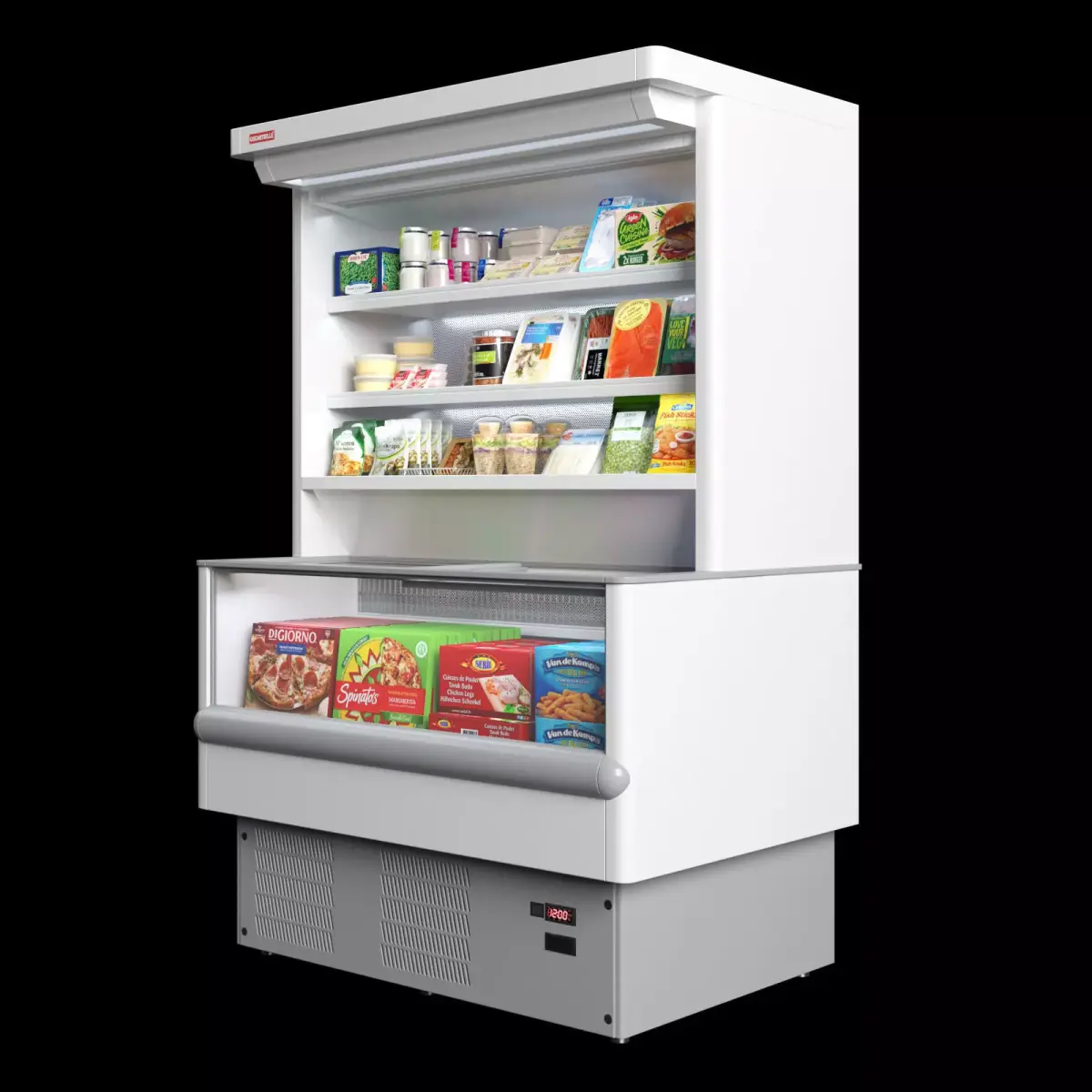  Cetus wall freezer showcase 3D model