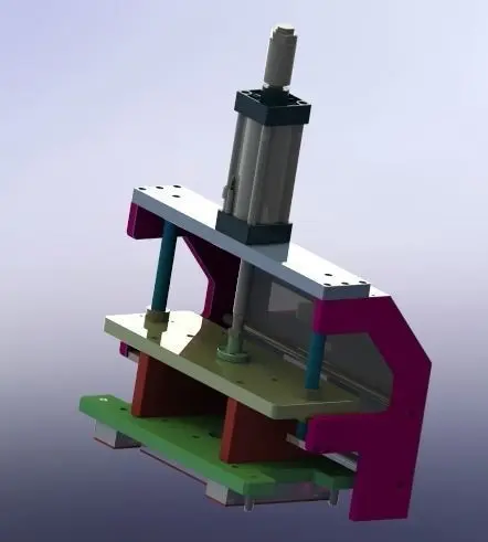 Pressing group mechanism 3D model