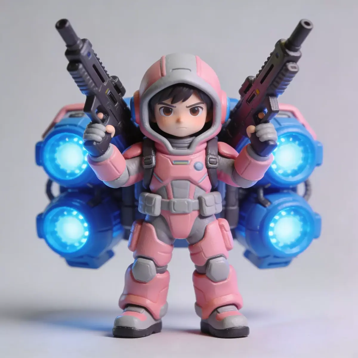 The Nebula Nomad Stylized Sci-Fi Pilot 3D Model Low-poly 3D model