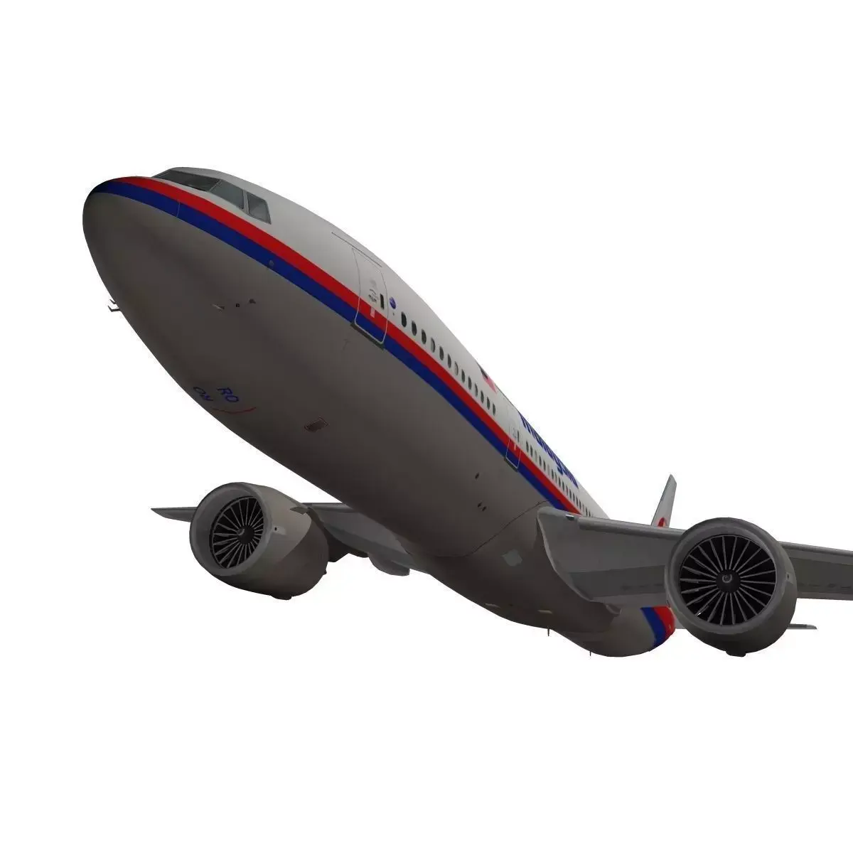 Boeing 777-200ER Malaysia Airlines 3D model