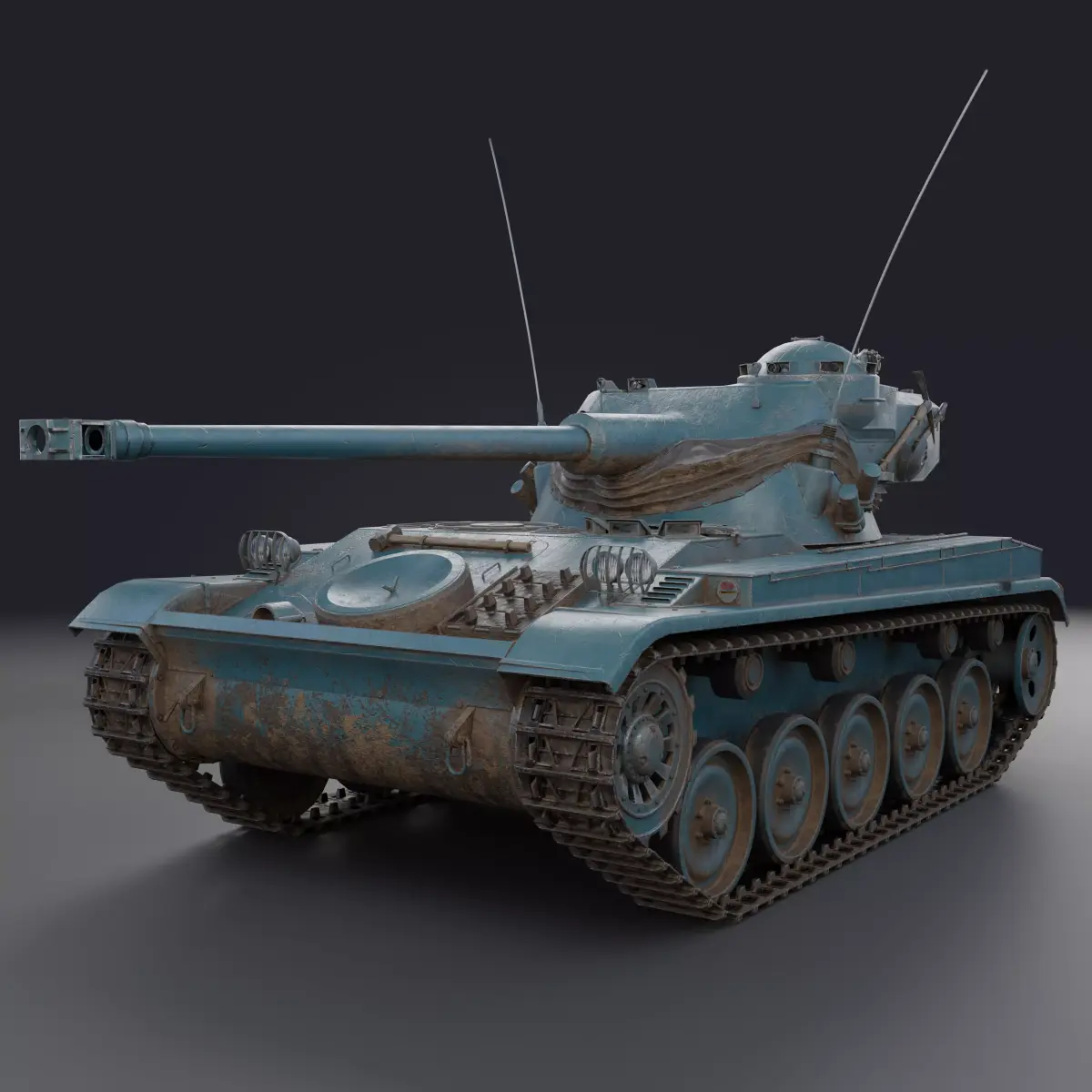 AMX-13 75 PBR Model 3D model