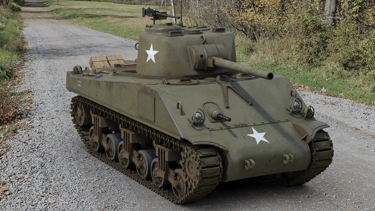 M4 Sherman Tank 3D model purchase