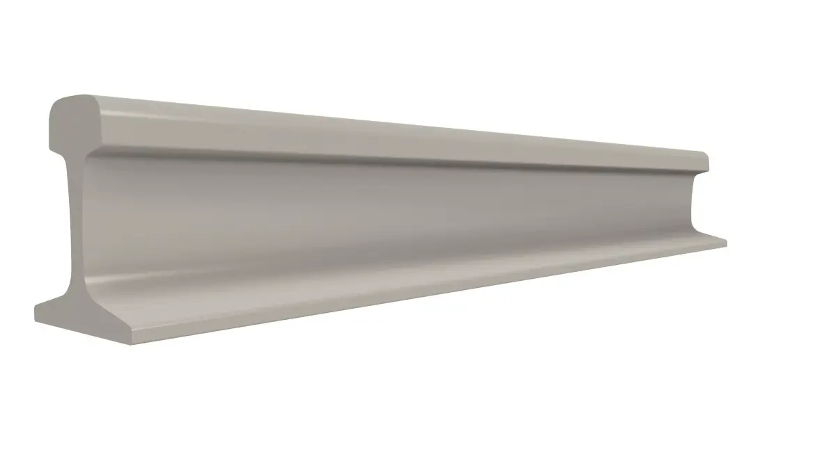 RUS 50 Railway rail 3D model