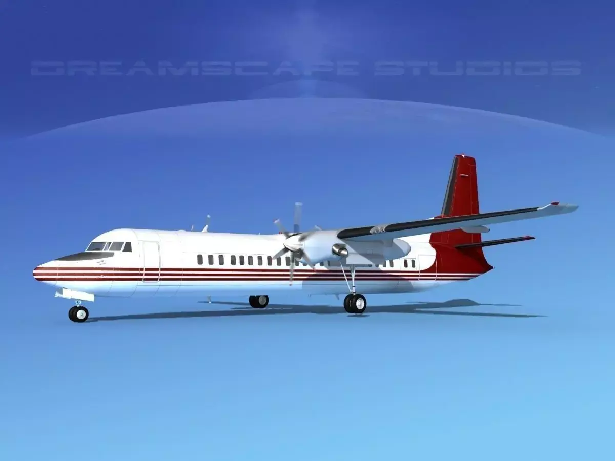 Fokker F-60 Solaris Charters 3D model