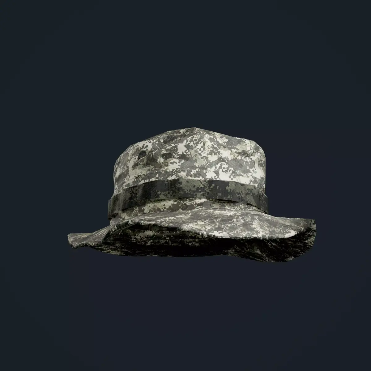 Military Hat Uniform Game Ready Low-poly 3D model