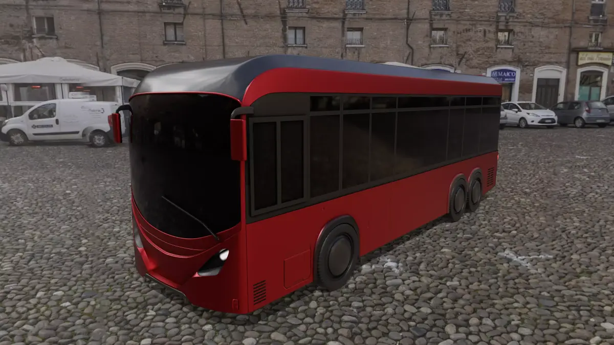 Public Bus 3D model order
