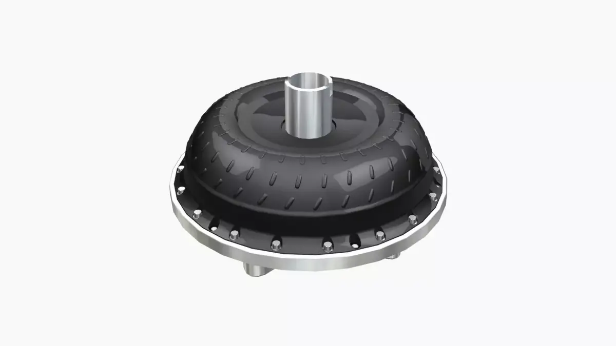 Bolt Together Torque Converter Low-poly 3D model