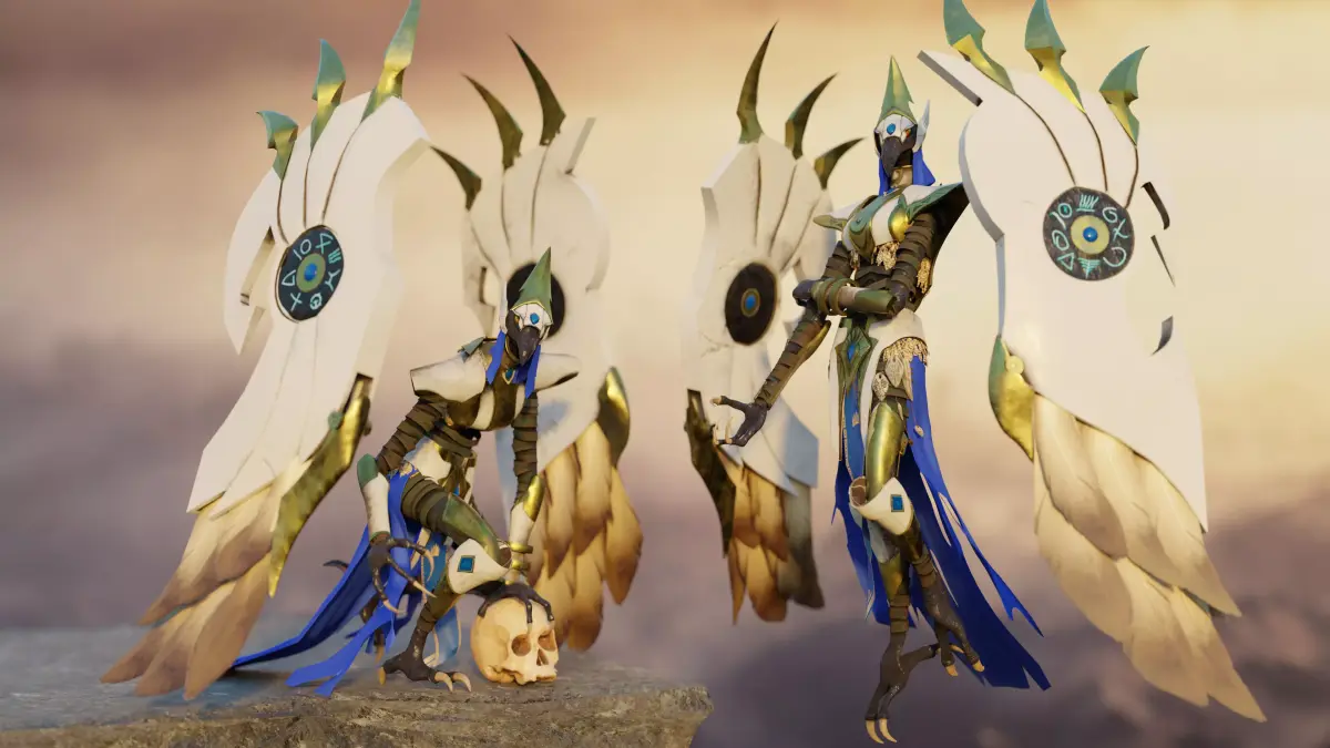 Harpy Guardian of the Sky Low-poly 3D model