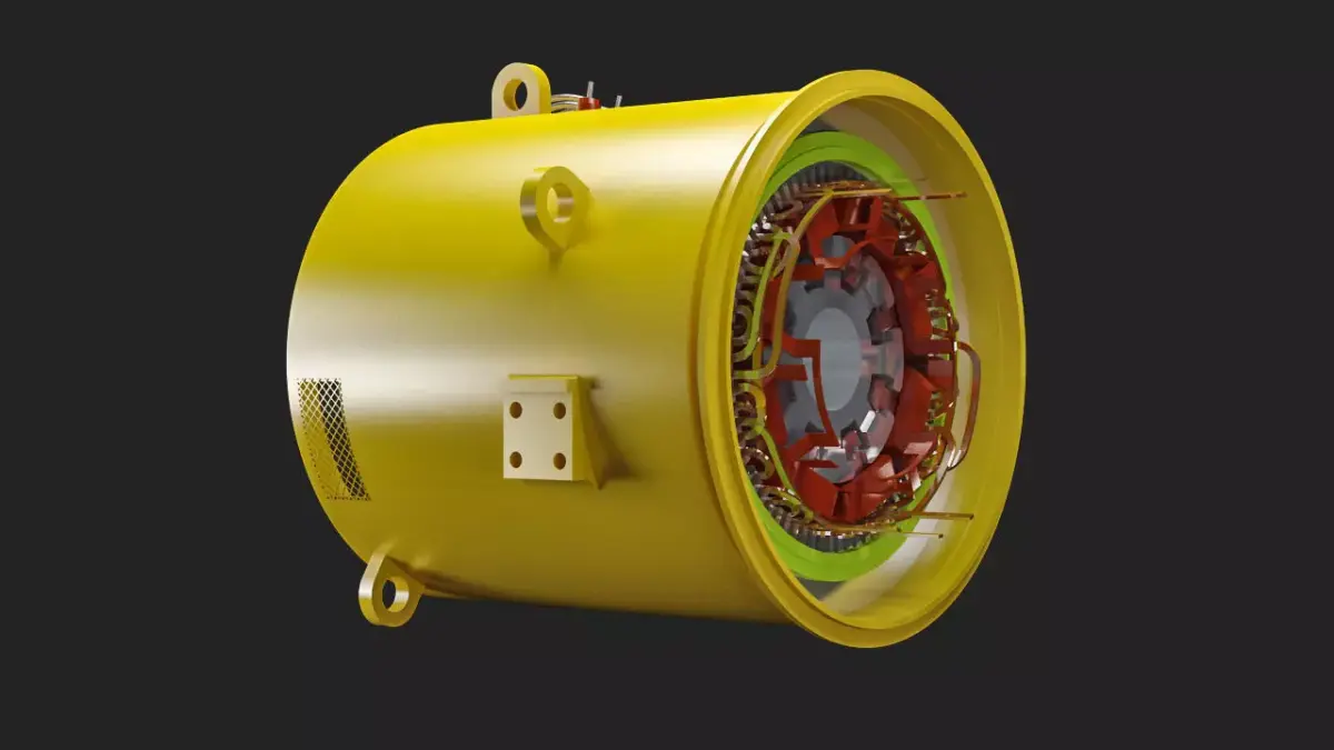 Stator electric motor 3D model