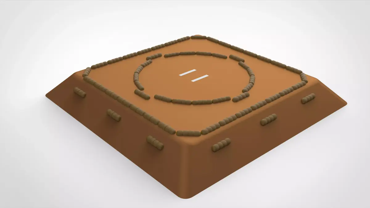 sumo wrestling ring 3D model