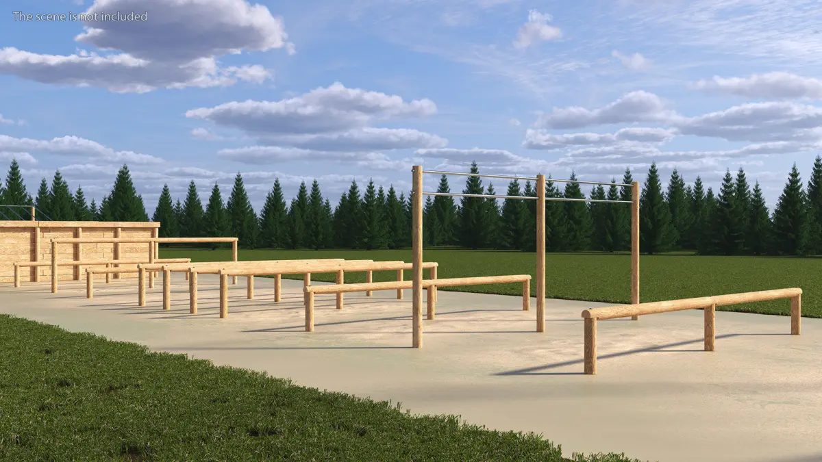 Low Training Obstacles 3D model