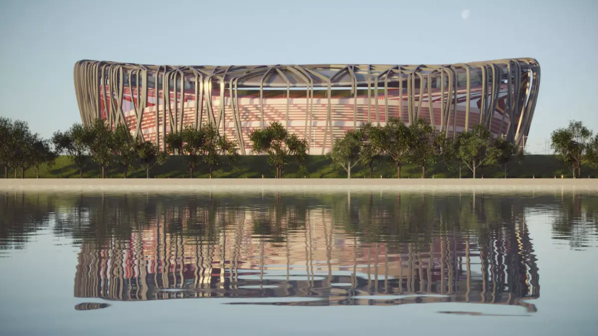 Bird Nest Stadium 3D model
