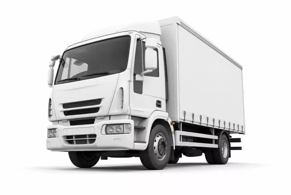 Professional Medium Duty Delivery Truck 3D model