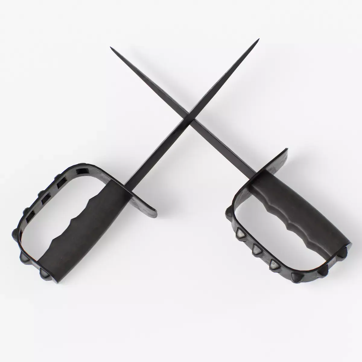 M1917 Trench Knife dark finish Low-poly 3D model