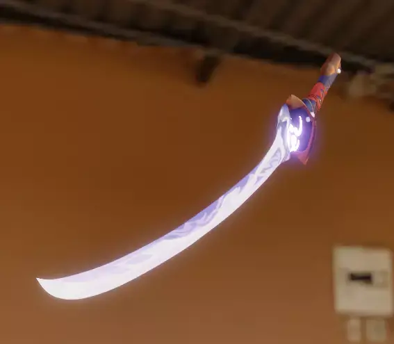 Genshin Impact - Musou no Hitotachi - Raiden Sword Blender3D  3D model