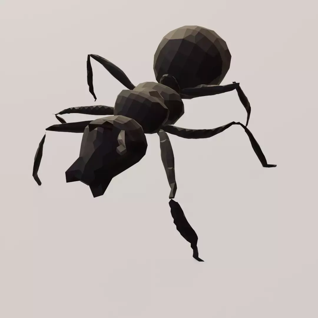 ant insect lowpoly bug Free low-poly 3D model