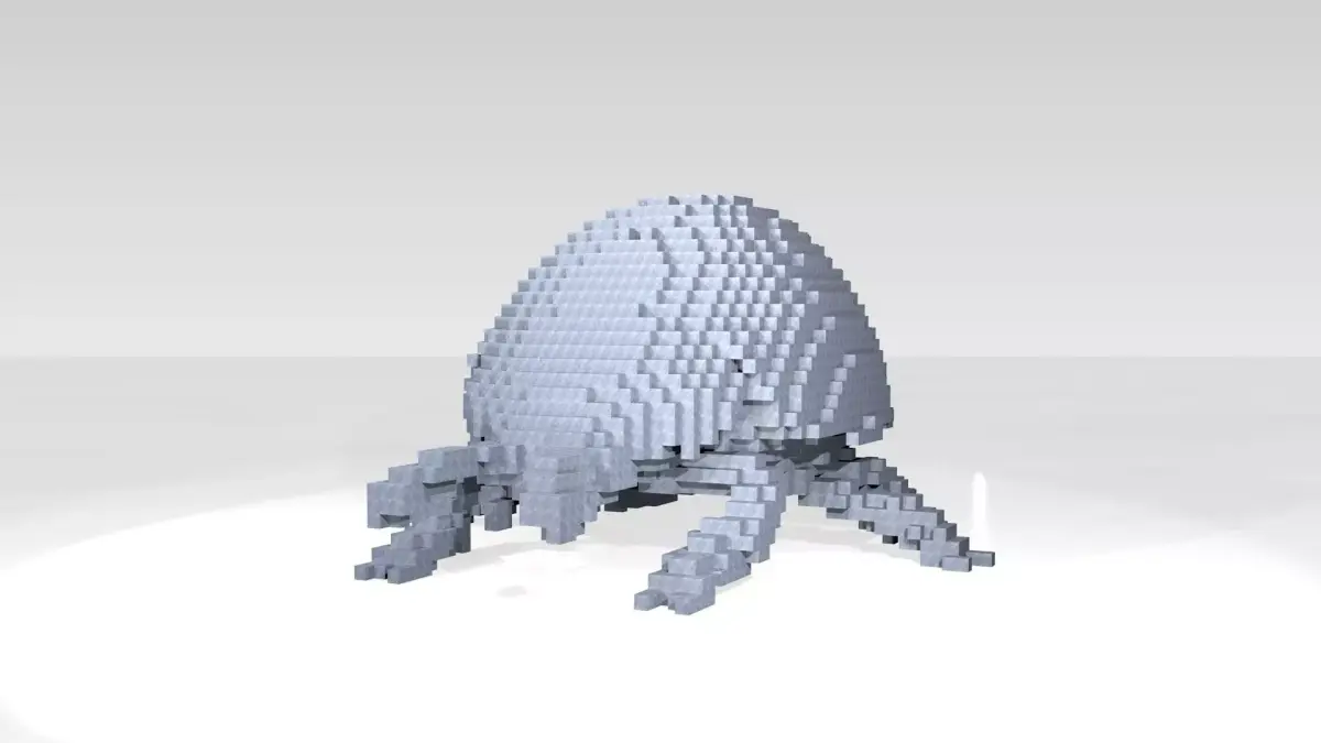Ladybird Voxel 3D model