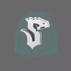 Void Serpents V10K Shoulder Symbols RIGHT 3D print model