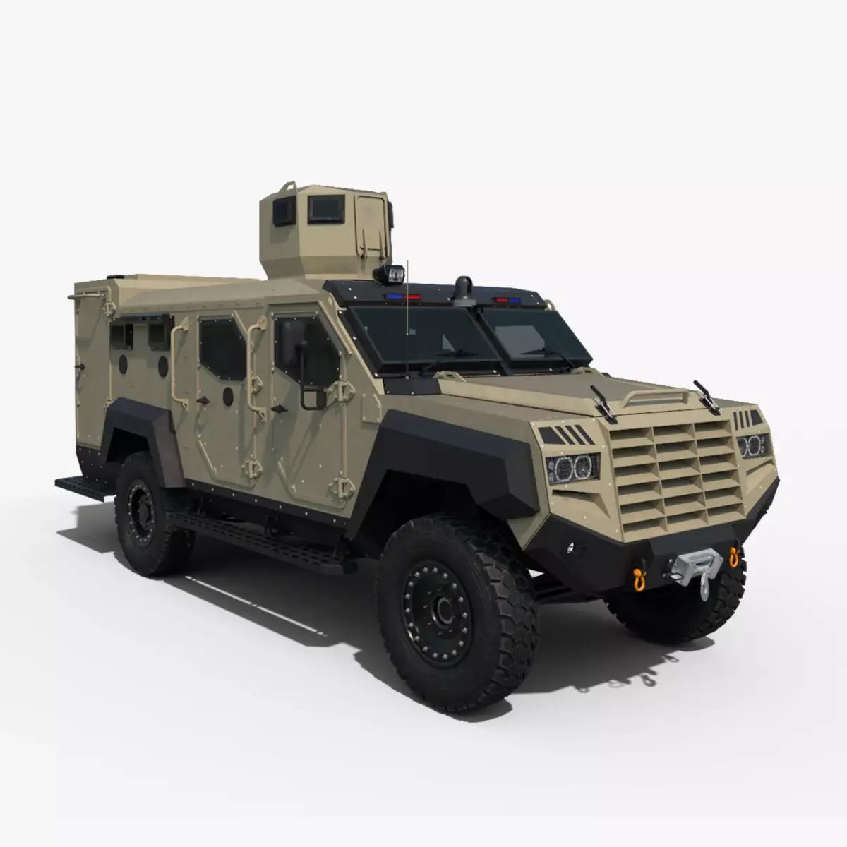 Roshel Senator EOD Low-poly 3D model