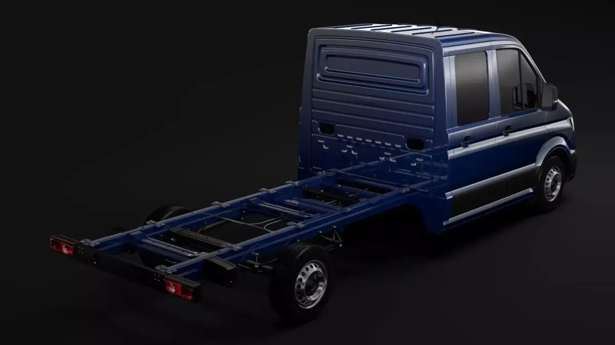 MAN TGE Chassi DoubleCab L2 2017 3D model