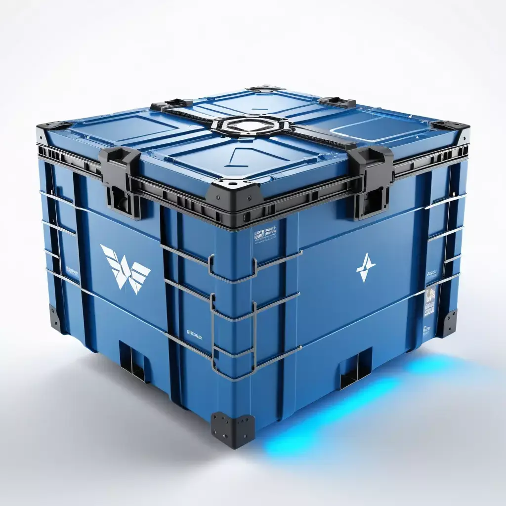 SciFi Cargo Crate Container 3D model