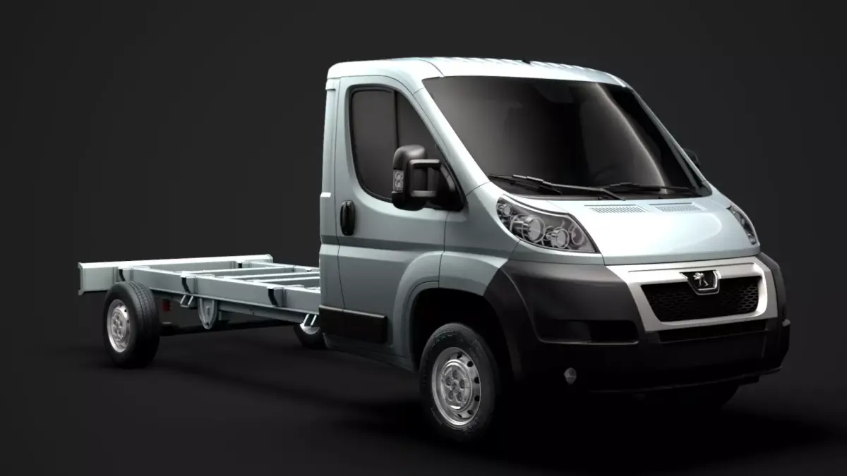 Peugeot Boxer Manager Chassis Truck Single Cab 4300WB 2014 3D model