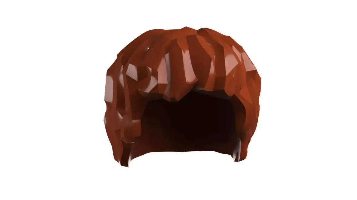 Custom3Dprint Minifigure Accessory - Minifigure Hair S2 - 022 3D print model