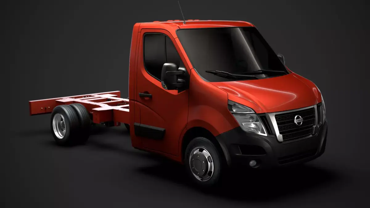Nissan NV400 SingleCab DW E20 Chassis 2020 3D model