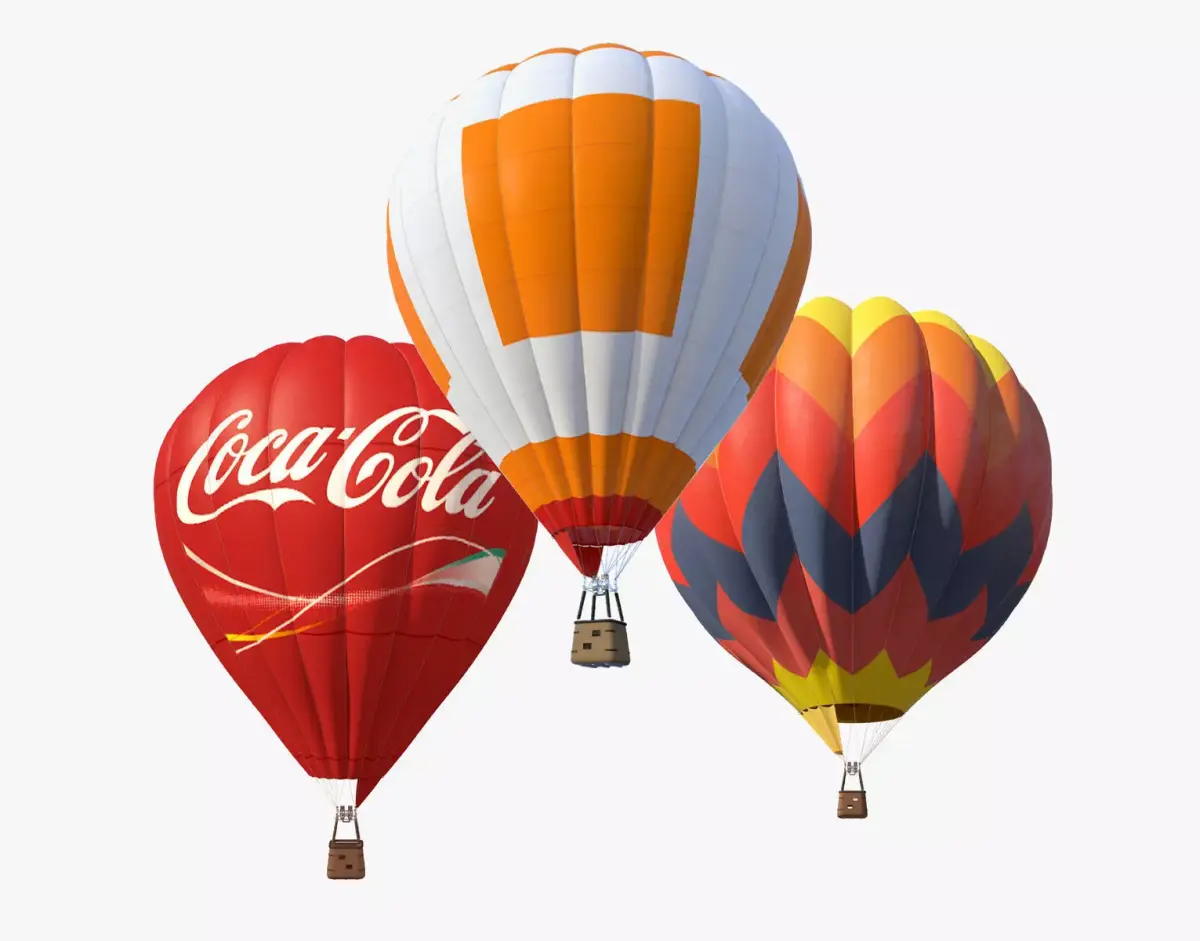 Air Balloon Set 2 3D model