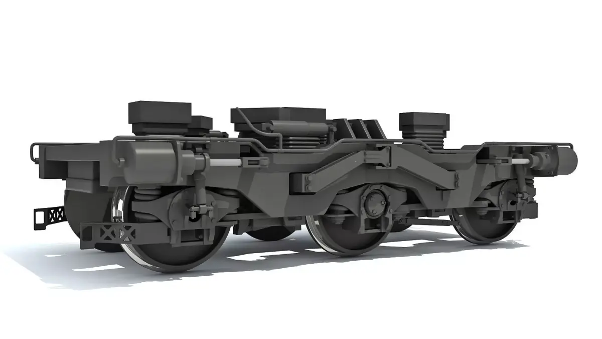 Train Wheels 3D model buy