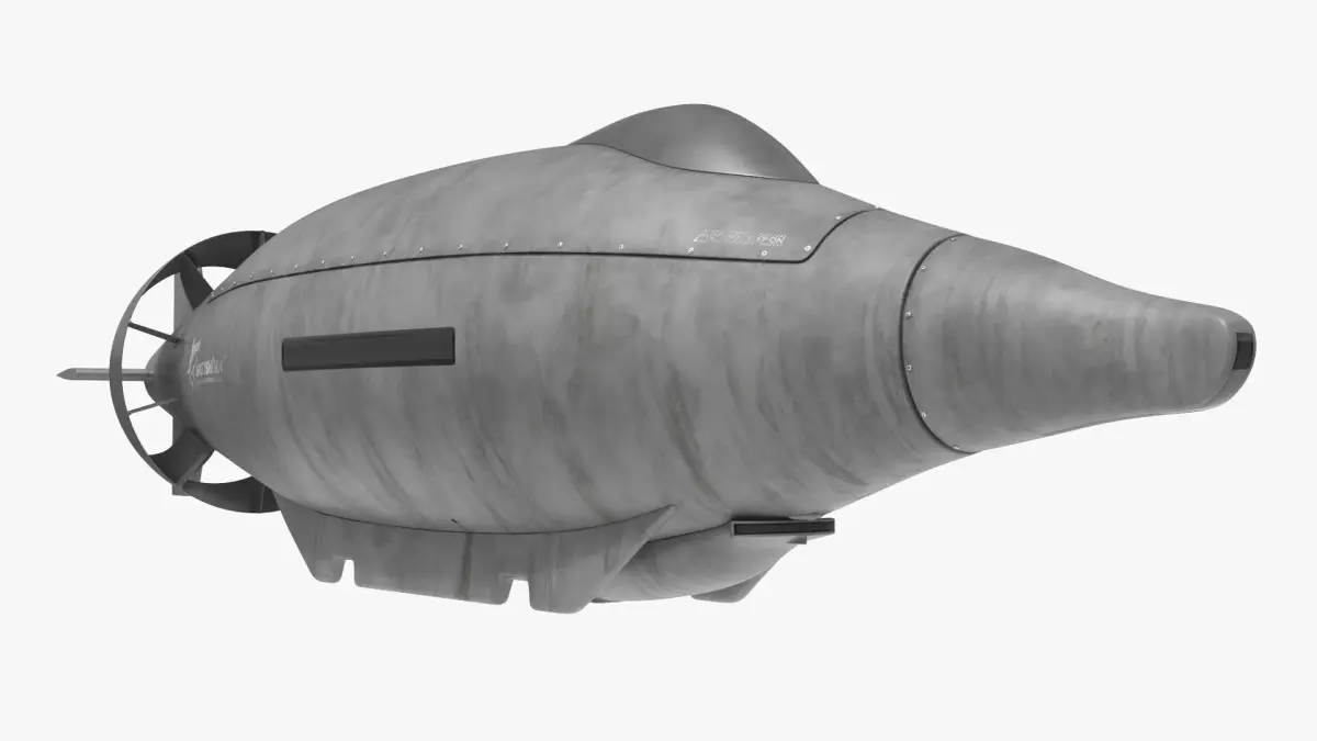 Greyshark GS P1 Bravo Marine Drone Dirt 3D model