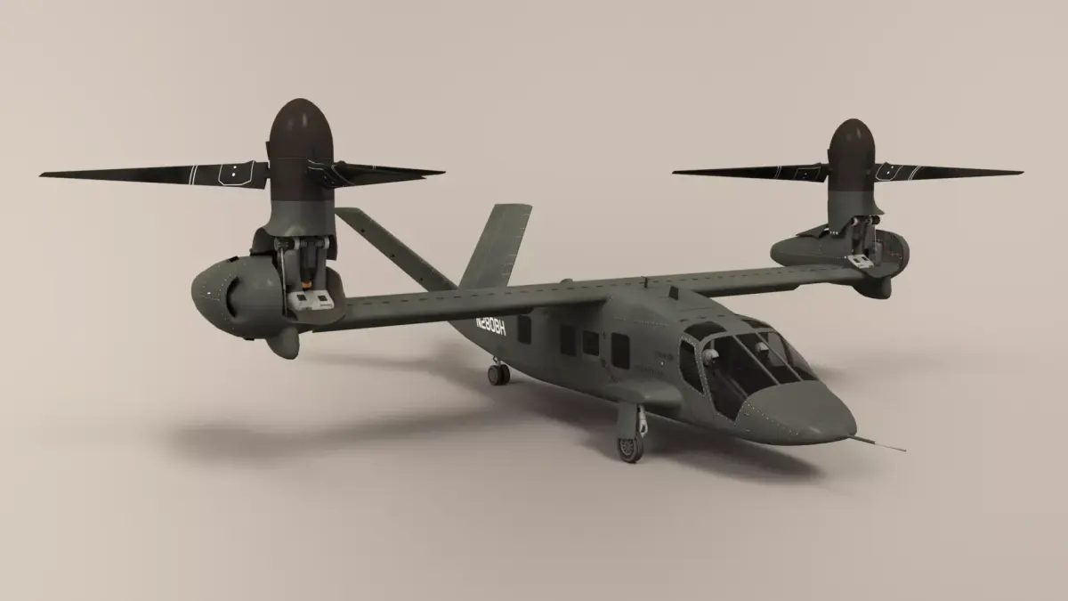 Bell V-280 Valor Low-poly 3D model
