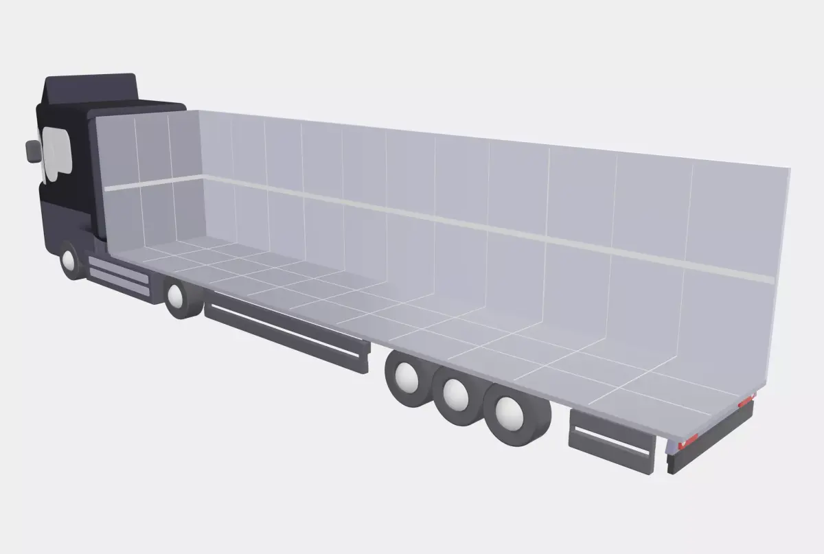 Basic Truck Model 3D model
