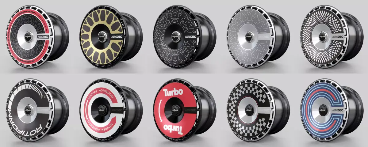 Rotiform RSE Aerodisc Addon Low-poly 3D model