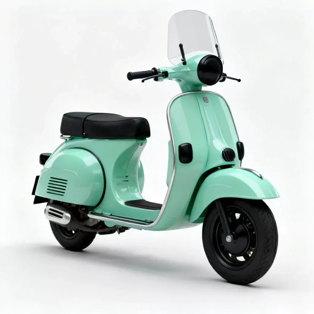 Dolce-Veloce Classic Urban Scooter Low Poly 3D Model Low-poly 3D model