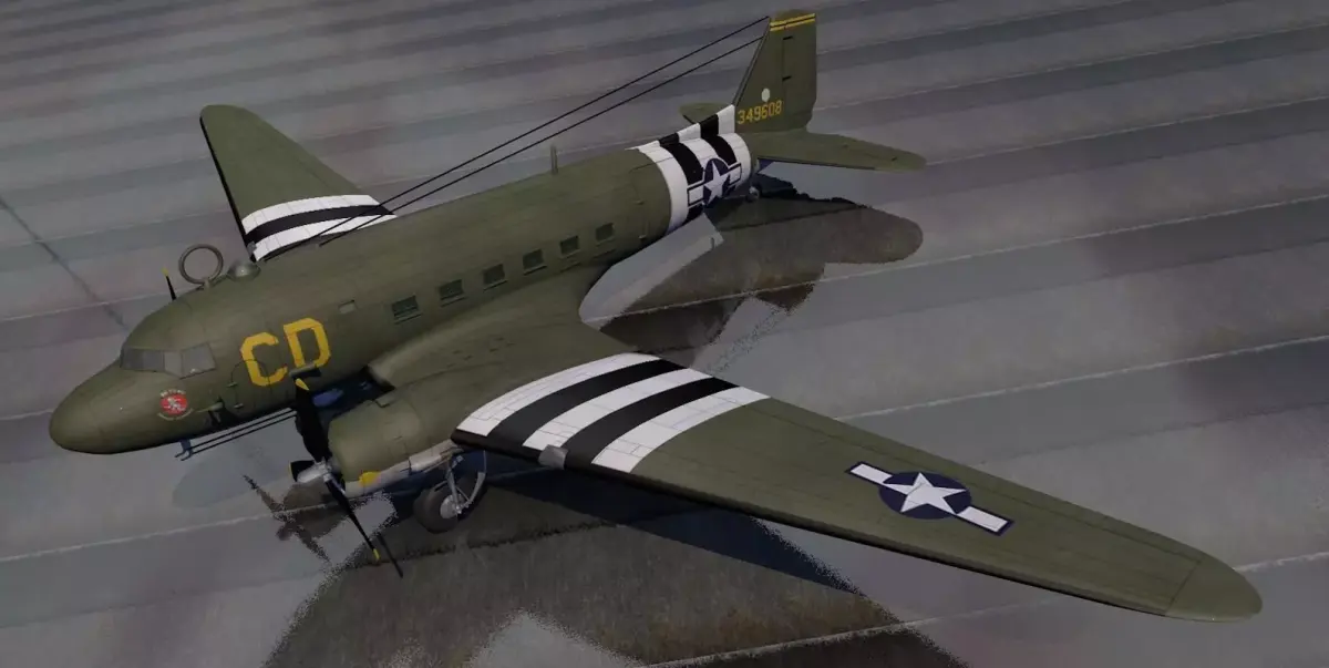 Douglas C-47 Dakota or Skytrain 3D model