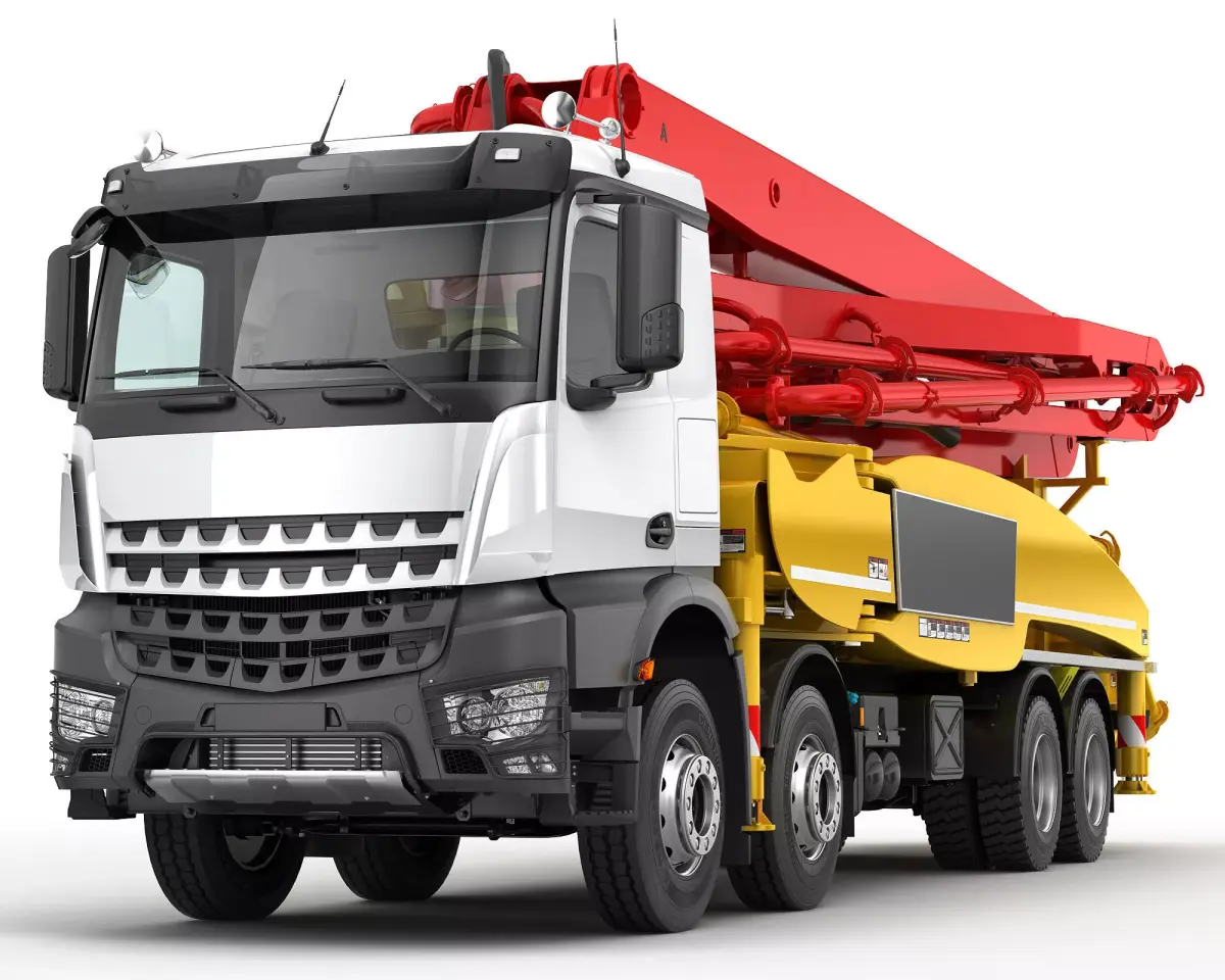 Concrete Pump Truck 8X4 3D model