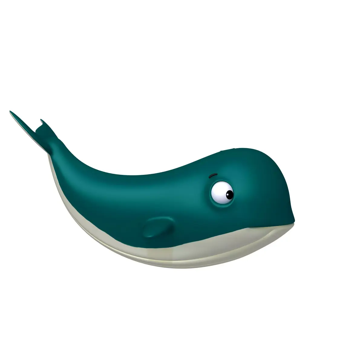 Whale Cartoon 3D model buy