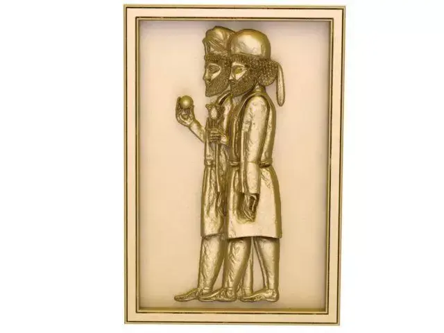One of the bas-reliefs of Persepolis 3D model