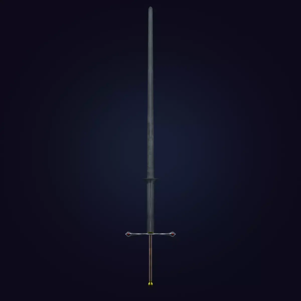 Zweihander sword Low-poly 3D model shop