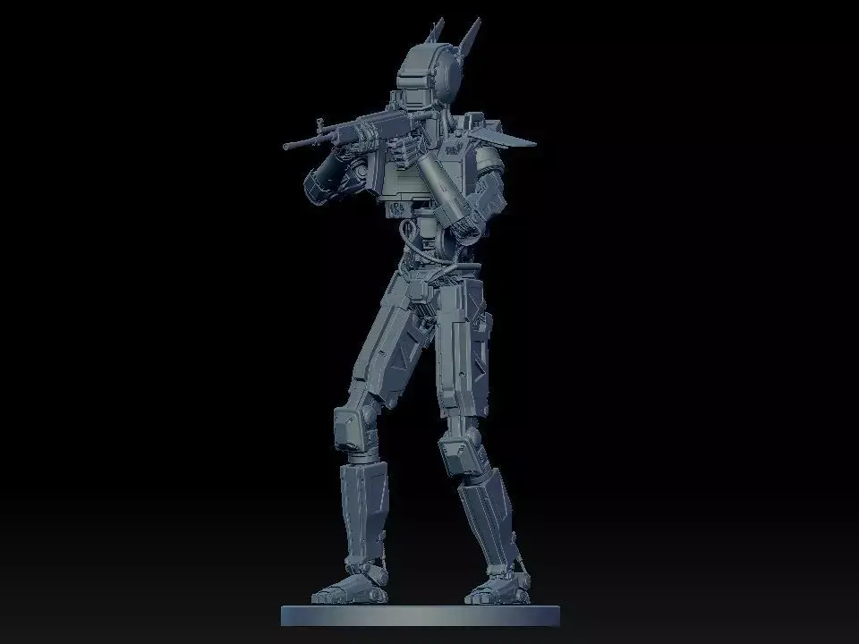 chappie ready to 3d printing 3D model