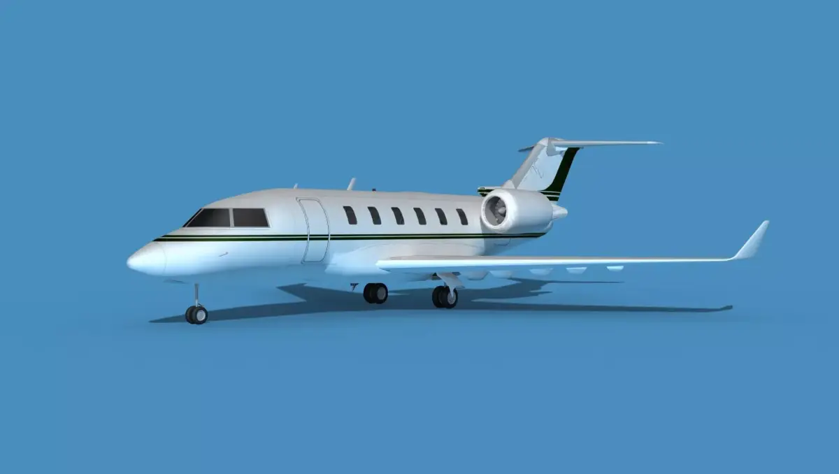 Bombardier CL604 Challenger V11 3D model