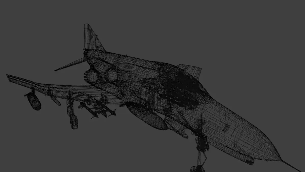 JET F-4 3D model