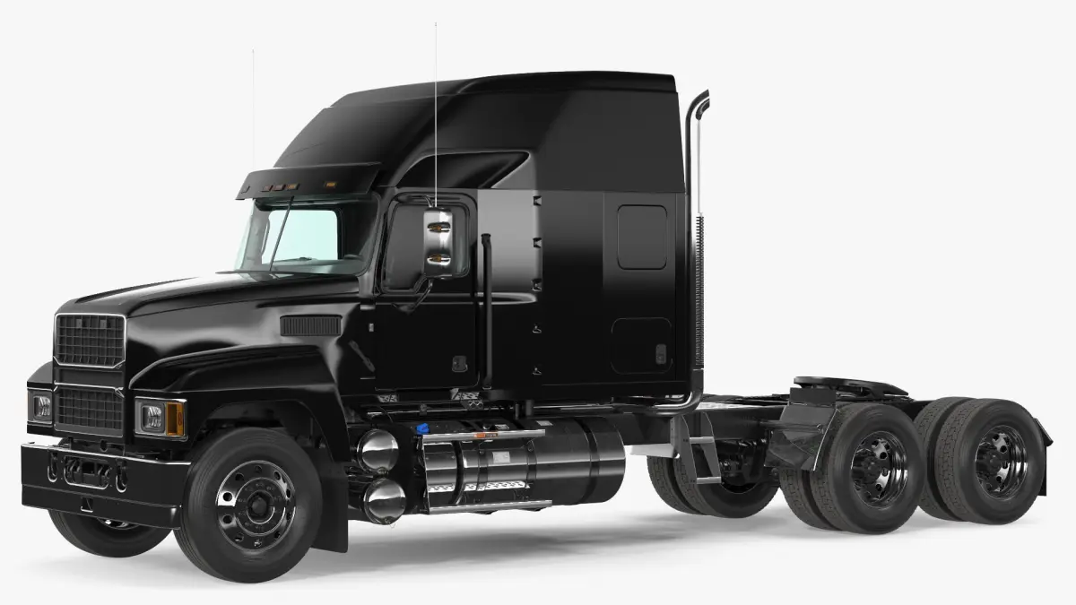 2025 Highway Truck Black  purchase 3D model