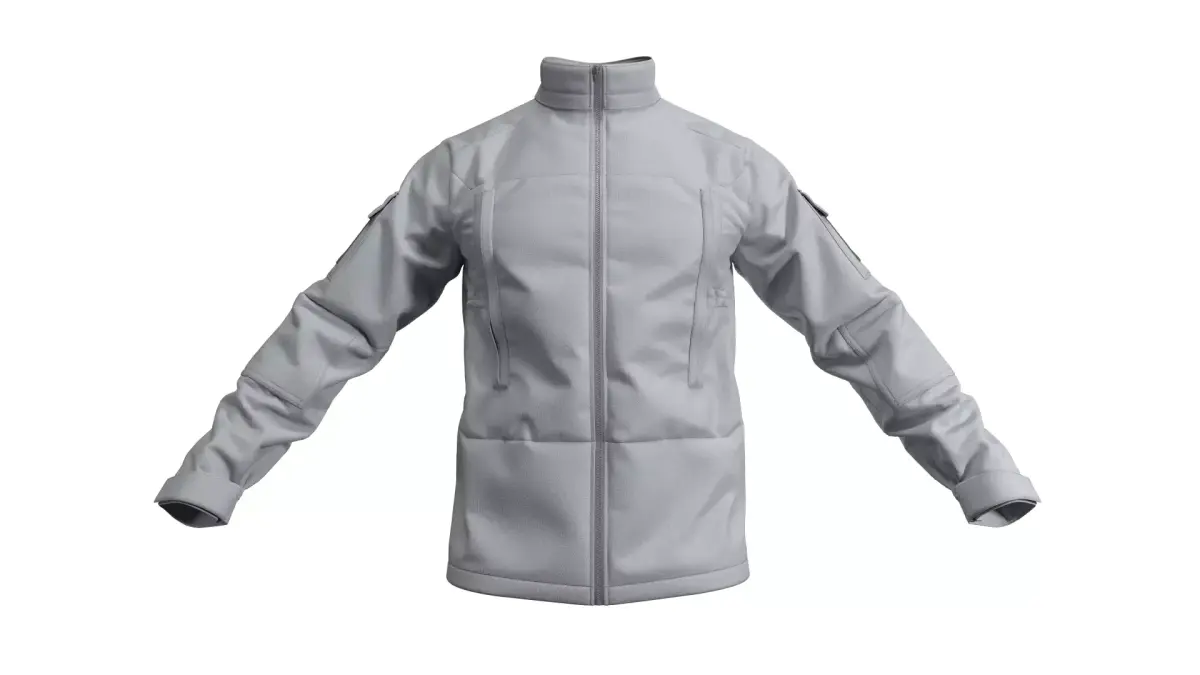 Military Jacket SoftShell PCU Level 5 - Marvelous Designer  3D model