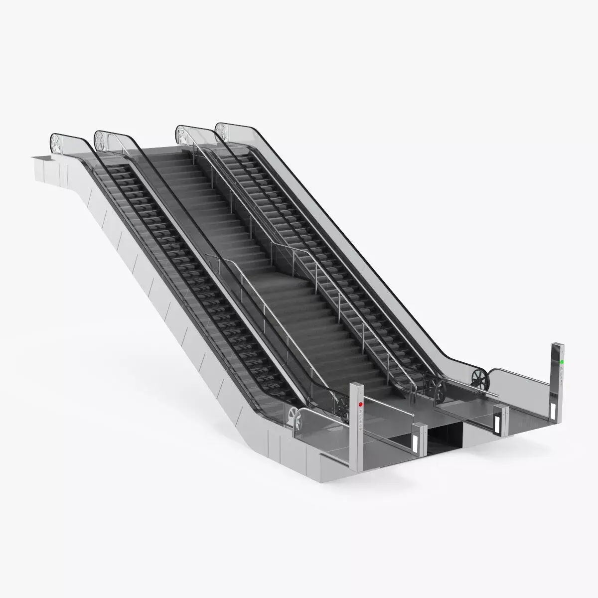 Equipment Dual Escalator 3D model
