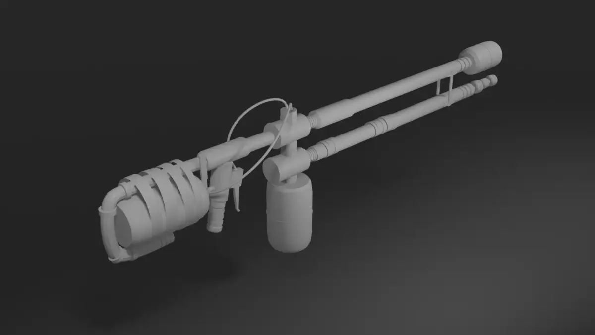 TLOU Framethrower Free 3D model