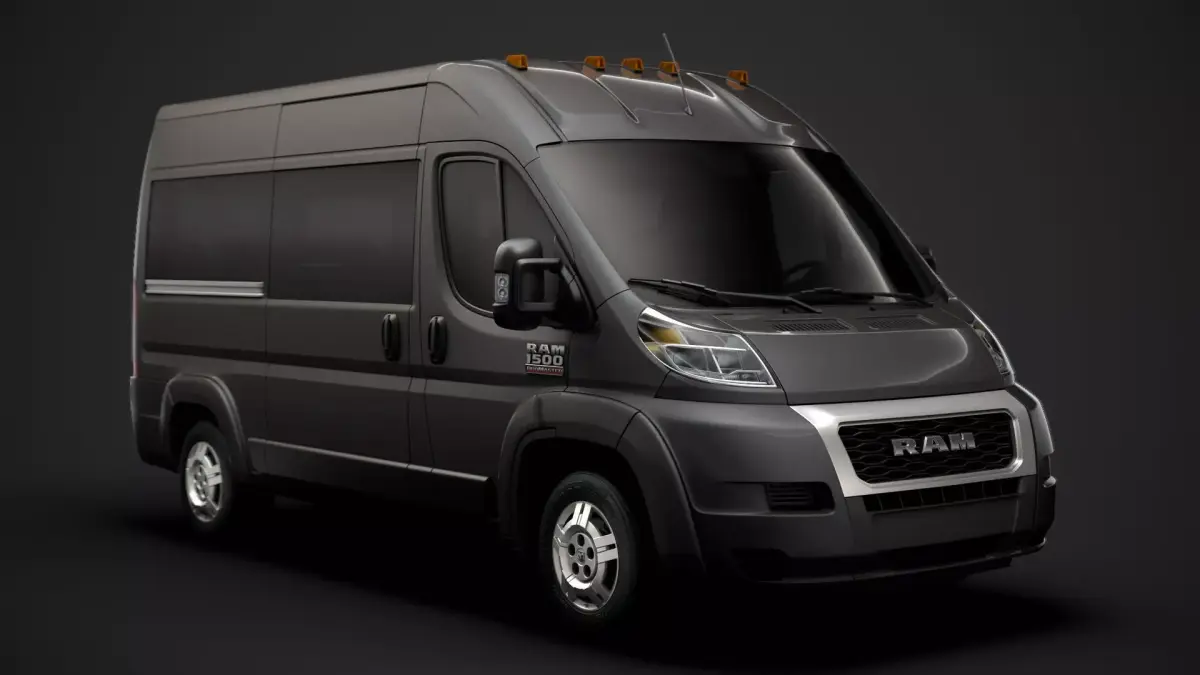 Ram Promaster Window Van 1500 HR 136WB 2020 3D model